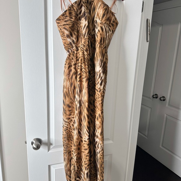 BCBG Maxazria Animal Print Long Dress - Picture 3 of 5